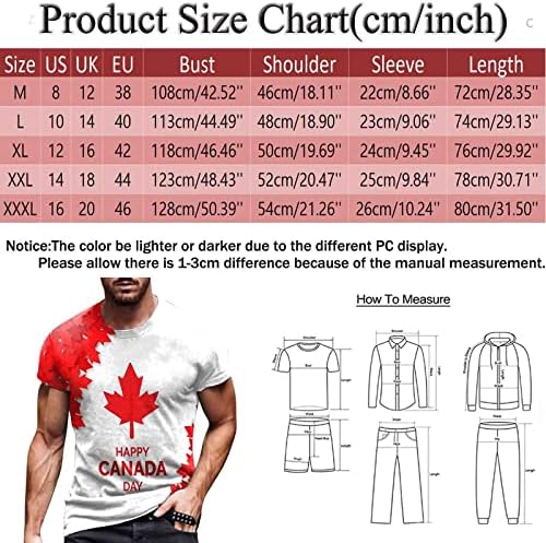 2023 Нова Мъжки Пролетно-лятна тениска за отбелязването на Националния ден, Ежедневни Реколта Тениска С Частичен