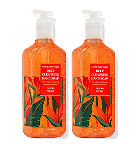 Сапун за ръце с Дълбоко Почистващ Гел Bath & Body Works от 2 Опаковки по 8 унции. (Диня лимонада)