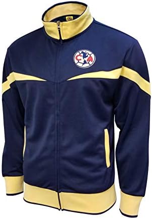 Спортно яке Icon Sports Club America Track Jacket – Официално Лицензирана Мъжко яке с дълъг ръкав с цип Active Sports CA Soccer Футбол