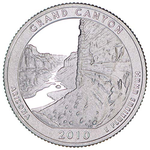 2010 ' S National Parks ATB Quarters Proof Set - 5 монети - Без кутия или COA GEM Proof Монетен двор на САЩ
