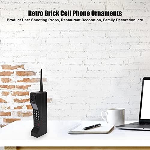 Стара Тухлена Модел мобилен телефон DUSC, Железни Ретро Тухлени Орнаменти за Мобилен телефон, за Фотографско