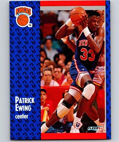 1991-92 Fleer Баскетбол 136 Патрик Юинг Ню Йорк Никс Официалната Търговска картичка НБА от Fleer/Skybox