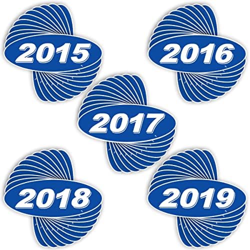 Versa Тагове 2015 2017 2018 2019 Овални етикети в прозореца автодилера моделна година, с гордост Направени