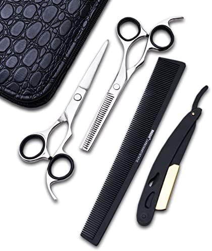 Професионалната серия бритвенных острие - Ножица за Рязане и изтъняване на косата/Текстуриране /Комплект ножици - 6,5 инча -