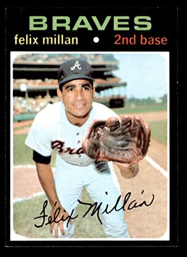 1971 Topps 81 Феликс Милан Атланта Брейвз (Бейзболна карта) в Ню Йорк Брейвз