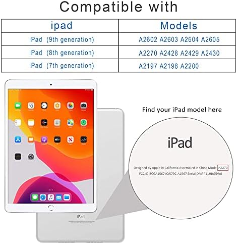 Калъф Arae за iPad 10.2 инча (9-то поколение 2021) и (8-то поколение 2020) и (7-мо поколение 2019) + стойка
