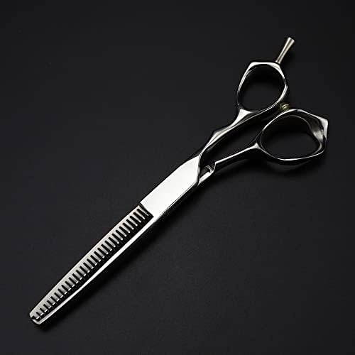 Ножица за подстригване на коса, 6-инчов професионален Японски ножици от стомана 440c, Сребро, престижна ножица за подстригване на коса, филировочные фризьорски инстр?
