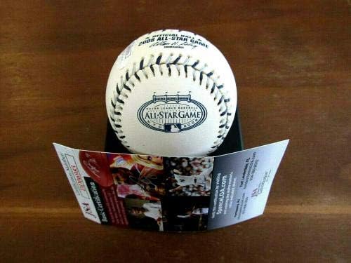 Мариано Ривера Ню Йорк Янкис Копито Подписа Автомобил на мач на звездите бейзбол 2008 Jsa & Mlb - Бейзболни