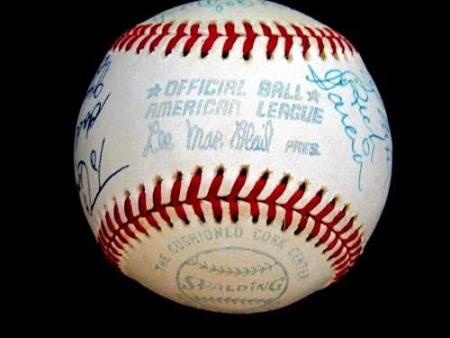 Боб Юкер, Merle Хармън, Рич Гарсия, Автографи пури в ограничени бройки бейзболни Топки Macphail Al Jsa - Бейзболни
