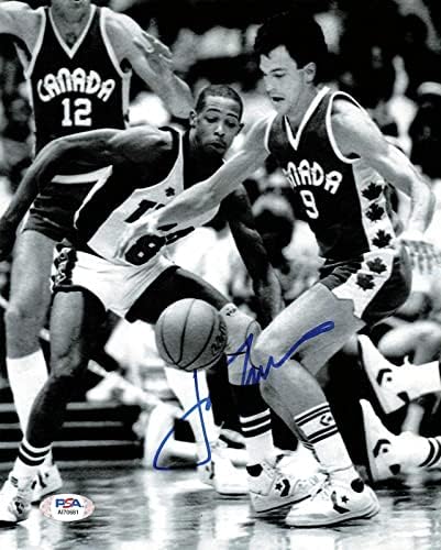 Джей Триано подписа снимка 8x10 PSA / ДНК Шарлот Хорнетс С автограф - Снимки на НБА с автограф
