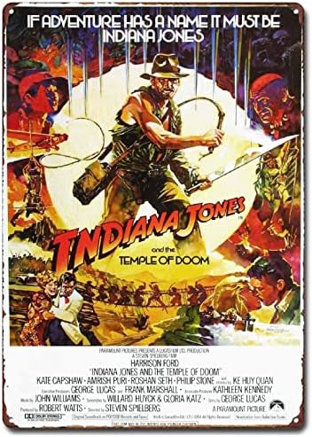 Индиана Джоунс И Храмът на обречените Класически Постери на Филми на 80-те Години, Реколта Железни Тенекеджия