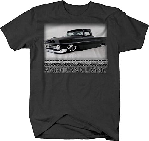 Американската Класическа Тениска Muscle Car C10 Hotrod Custom Pickup 60-66 за Мъже