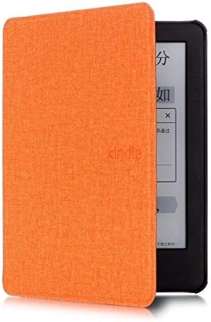 Yhuisen Текстура тъкан Изкуствена Кожа Smart-калъф за PC делото Твърд калъф за Kindle 10th 2019/Kindle 658 (модел