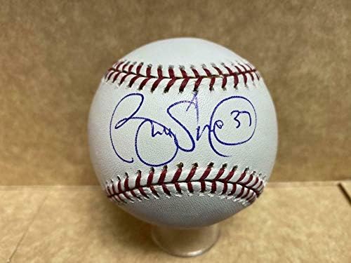 Брайън Шекелфорд Синсинати Редс Подписа бейзболни топки с автографи на M. l.. W / Coa - Бейзболни топки с автографи