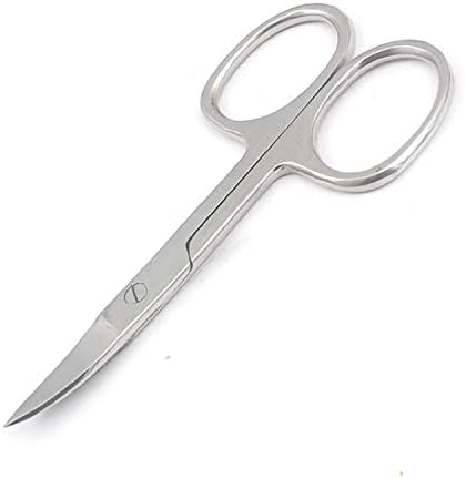 OdontoMed2011® 1 БР. Професионални Ножици от Неръждаема Стомана за Дизайн на Ноктите, нокторезачки за Вежди,