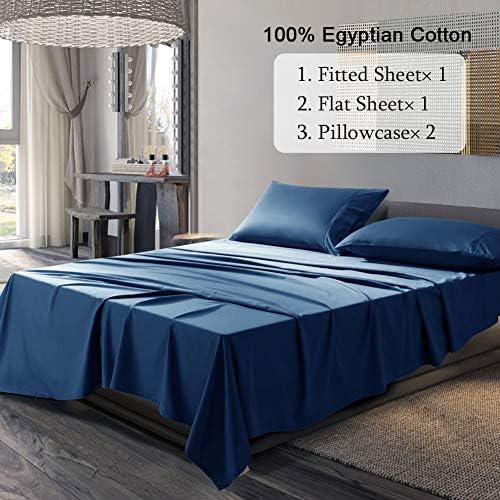 Комплекти Спално бельо SONORO KATE от чист египетски памук, Охлаждащи Чаршафи от памук с дълъг штапелем