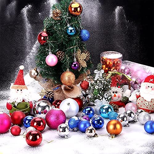 DEKIKA Изискани Коледни Декоративни Подаръци, Декорация за Коледни топки, 24 бр. Малки Небьющихся дърво коледна