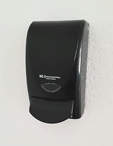 Дебютантка-SCJ Professional Търговски клас 1000 мл (33,8 на течни унции) Универсален Опаковка сапуни Ръчно монтиран на стената-Черен