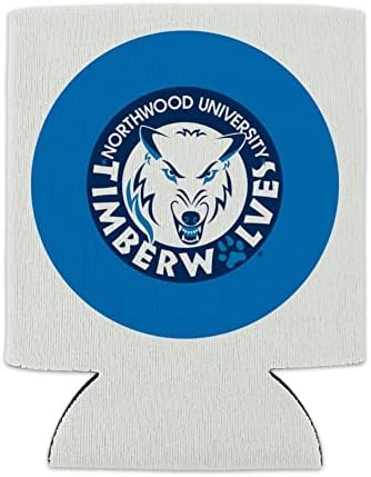 Охладител с логото на Northwood University Secondary Can Cooler - Държач за напитки С ръкав за Прегръдки, Сгъваема