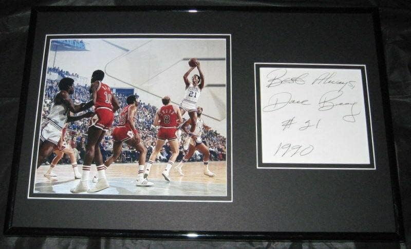 Фотодисплей JSA Pistons с Автограф на Дейв Росен в Рамка с Размер 11x17 см - Снимки на NBA С автограф