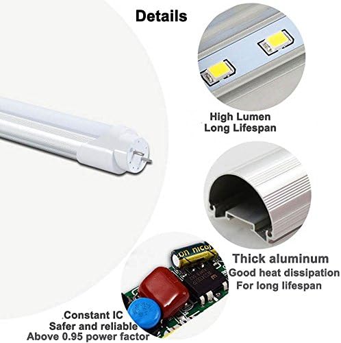 Led лампа Т8 4ft Light Лампата SMD 2835 Led чип с висока люменом 22 W 110 В На 220 В Led тръба на Цена на цена