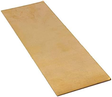 Латунная плоча на Месинг лист за обработка на метали, Суровини, 3x100x150 мм, 4x200x300 мм Метална медни фолио (Размер: 4x200x300 мм)