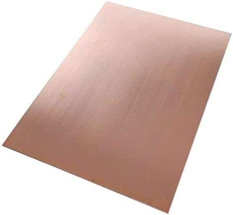 Метална плоча от фолио от чиста мед YIWANGO 0,8 x 100 x 150 mm, Вырезанная от Медна метална плоча, Лист от чиста