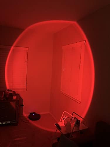 Kenzada USB Проектор Sunset Лампа/Прожектор Залез слънце с въртене на 180 Градуса за Снимки, партита, аксесоари
