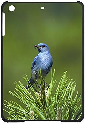 Калъф за iPad Mini Черен със Синята Птица на Вечнозеленом