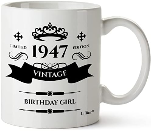 Подаръци на 76-ия рожден ден за жените 1947 - Кафеена Чаша, Подаръци за Рожден Ден на най-добър Приятел за Жени,