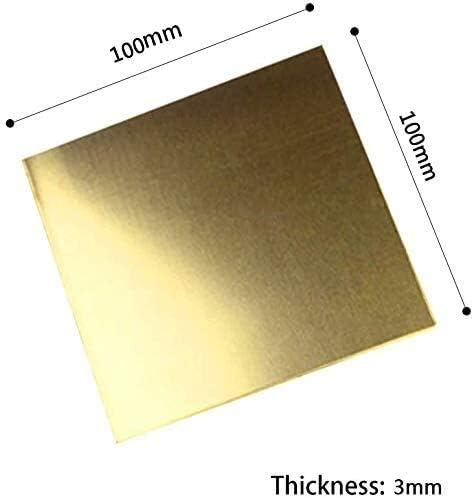 NIANXINN Метална плоча от чиста мед 99,9% от Алуминиева плоча, дебелина: Лист чиста мед 3 мм (размер: 300x300