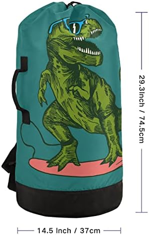 Чанта за дрехи с пагон RURUTONG, Динозавър тиранозавър рекс Rex, Закопчалката на съвсем малък, Машинно Пране,